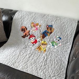 Pottery Barn Kids PAW Patrol Toddler Quilt LIKE NEW Crib Size 100% Cotton 270gr